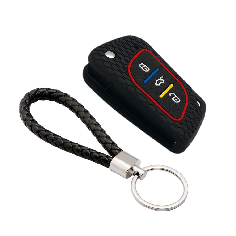 Keycare silicone key cover and keyring fit for : KD/Xhorse LX-B30 universal remote flip key (KC-69, KCMini Keyring) - Keyzone