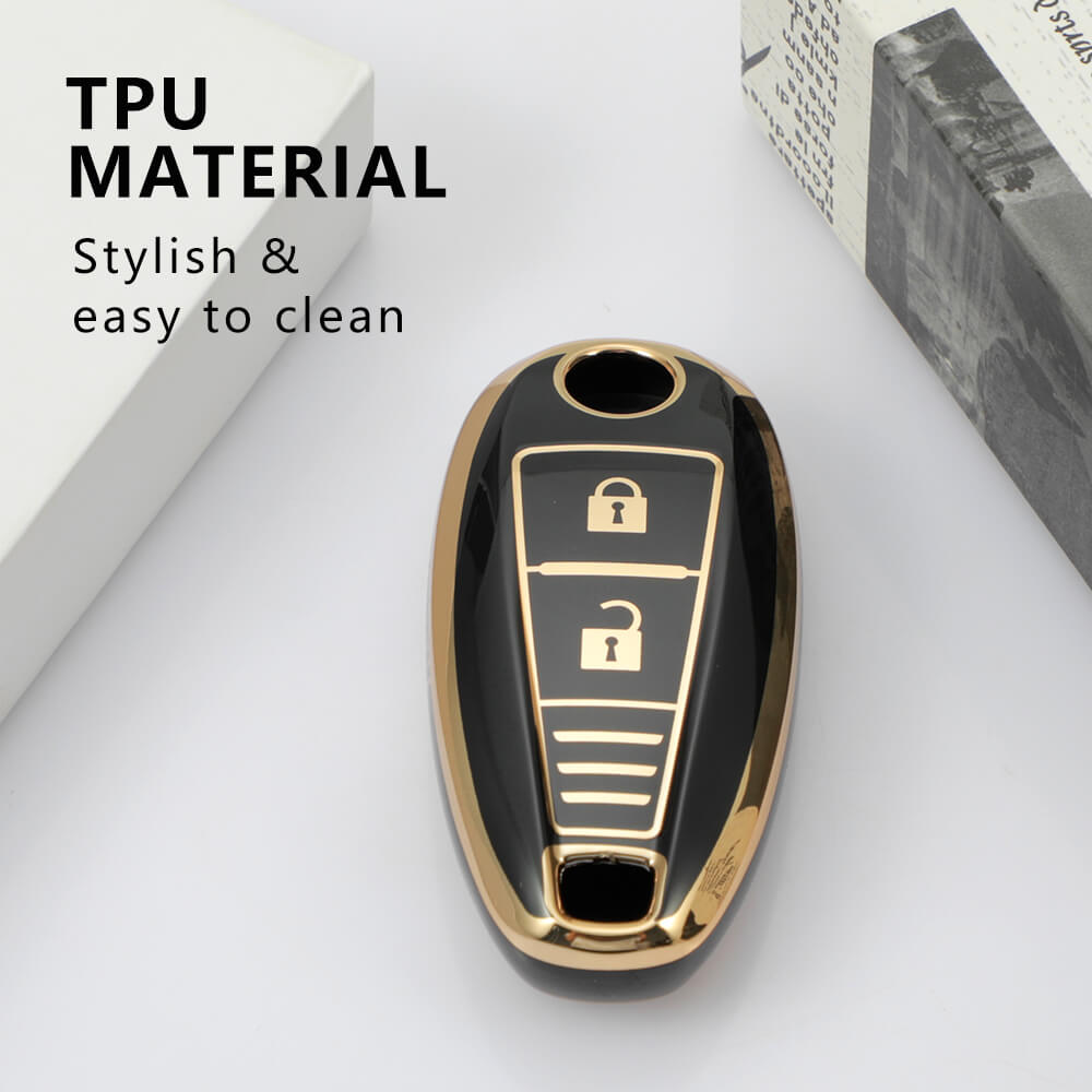 Keyzone Pack of 2 TPU Key Cover For Toyota : Urban Cruiser Smart Key (KZTP04-Pack of 2) - Keyzone