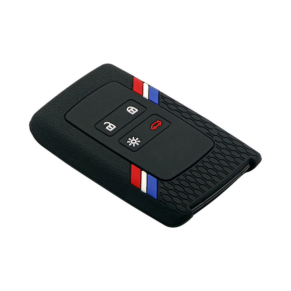 Keyzone striped key cover fit for : Triber, Kiger smart card (KZS-16) - Keyzone