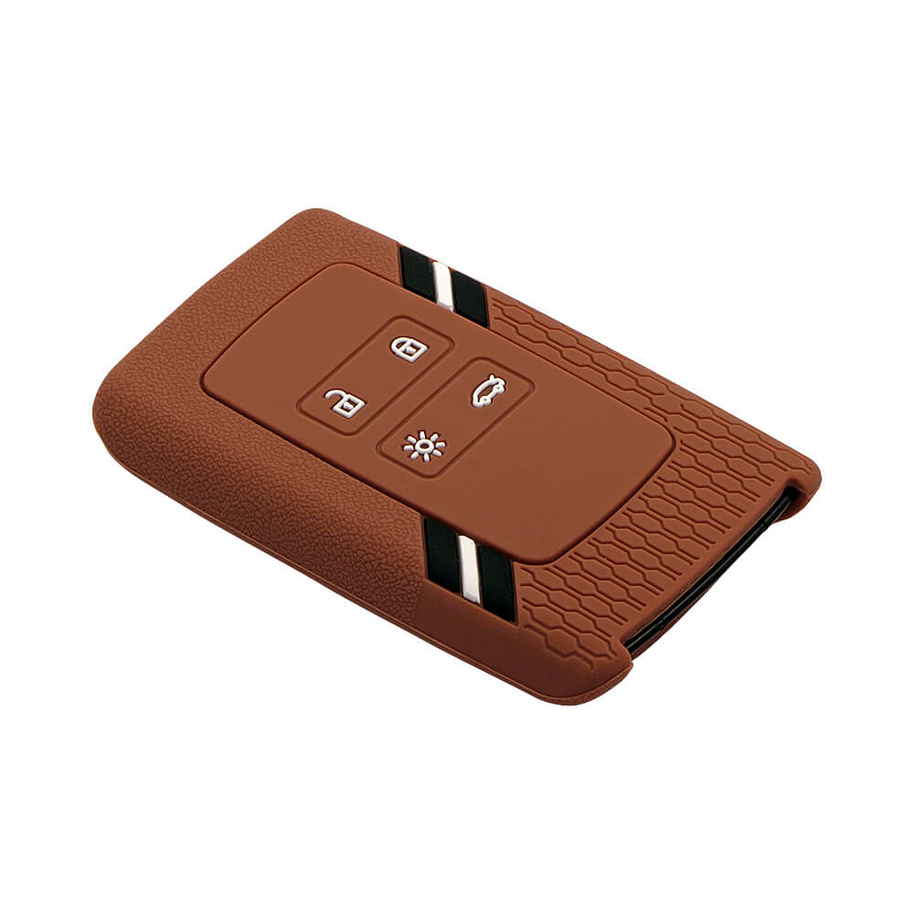 Keyzone striped key cover fit for : Triber, Kiger smart card (KZS-16) - Keyzone