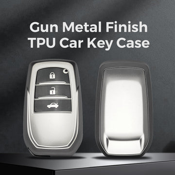 Keyzone TPU key cover for Toyota Fortuner, Legender, Land Cruiser, Suzuki Invicto 3 button smart key (GMTP18_3b)