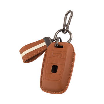 Keyzone Royal Leather Key Cover Compatible with Rolls-Royce Cullinan, Phantom, Ghost, Wraith & Dawn (Type 1) smart Key. (102)