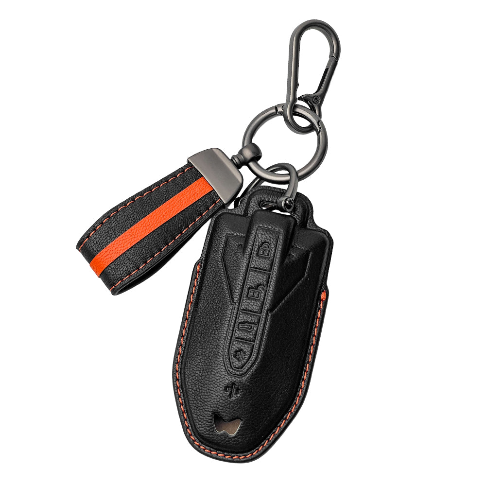Mahindra XUV 7XO Leather Key Cover | BE 6, XEV 9S, XEV 9E | Keyzone®