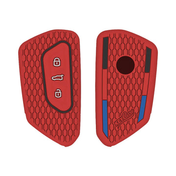 Keycare silicone key cover fit for Skoda / Volkswagen 3b new smart key (KC74)