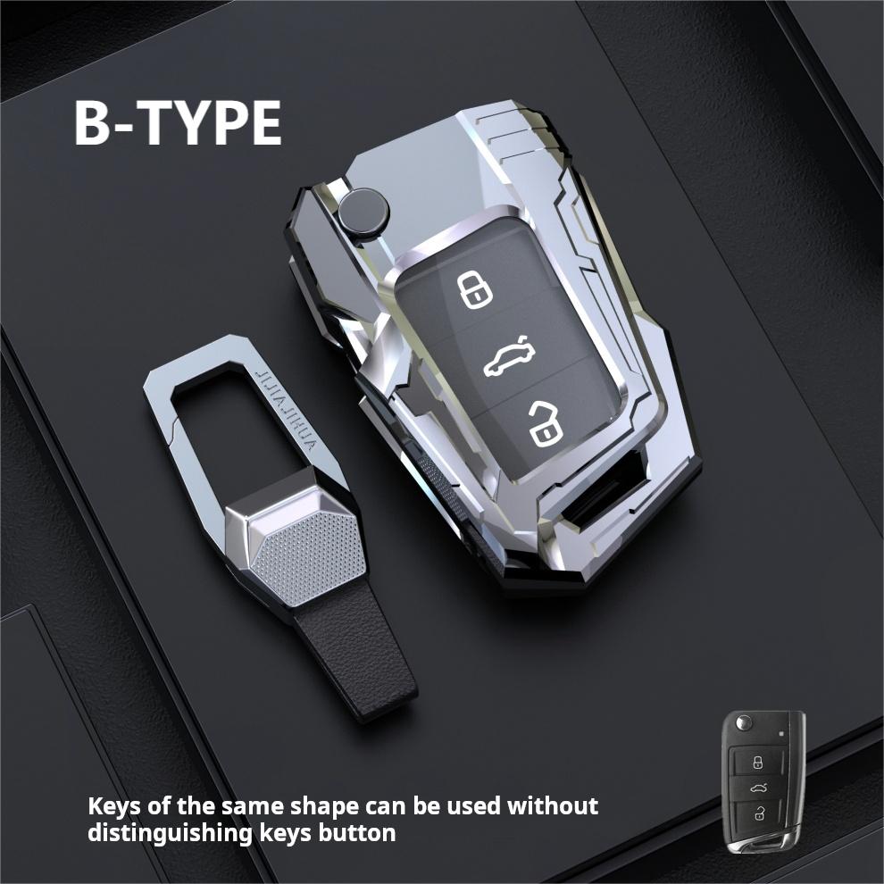 Keyzone TRF series key cover for Virtus, Taigun, Tiguan, TRoc, Jetta,
