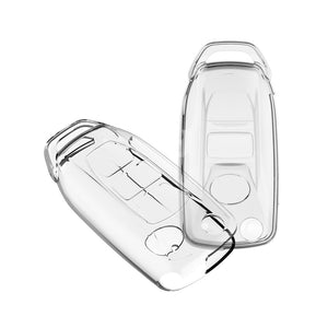 Keyzone clear TPU key cover fit for Tata Curvv, Nexon, Harrier, Safari, Altroz, Punch, Tigor, Tiago, Zest, Bolt, Hexa flip key (CLTP29)