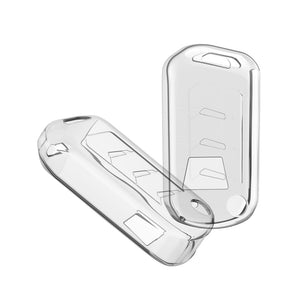 Keyzone clear TPU key cover for Thar, Bolero, Scorpio, XUV700, XUV400, XUV3x0, XUV300, TUV300, Marazzo flip key (CLTP09)
