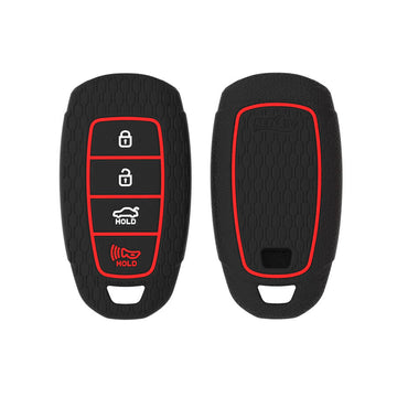 Keycare silicone key cover fit for : Verna 2020 4 button smart key (KC-60) - Keyzone