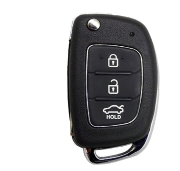 Keyzone Aftermarket Replacement Flip Key Shell Compatible for : Hyundai i20 (2012-14), Verna, Xcent (Key shell) - Keyzone
