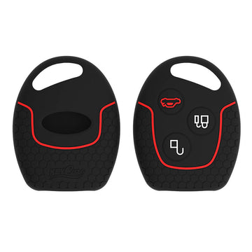 Keycare silicone key cover fit for : Fiesta, Fusion, Figo 3 button remote key (KC-37)