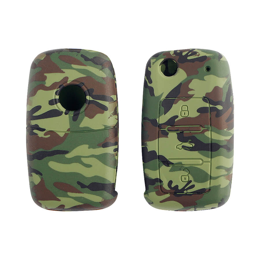 Keyzone camouflage key cover fit for : Polo, Vento, Jetta, Ameo 3b fli
