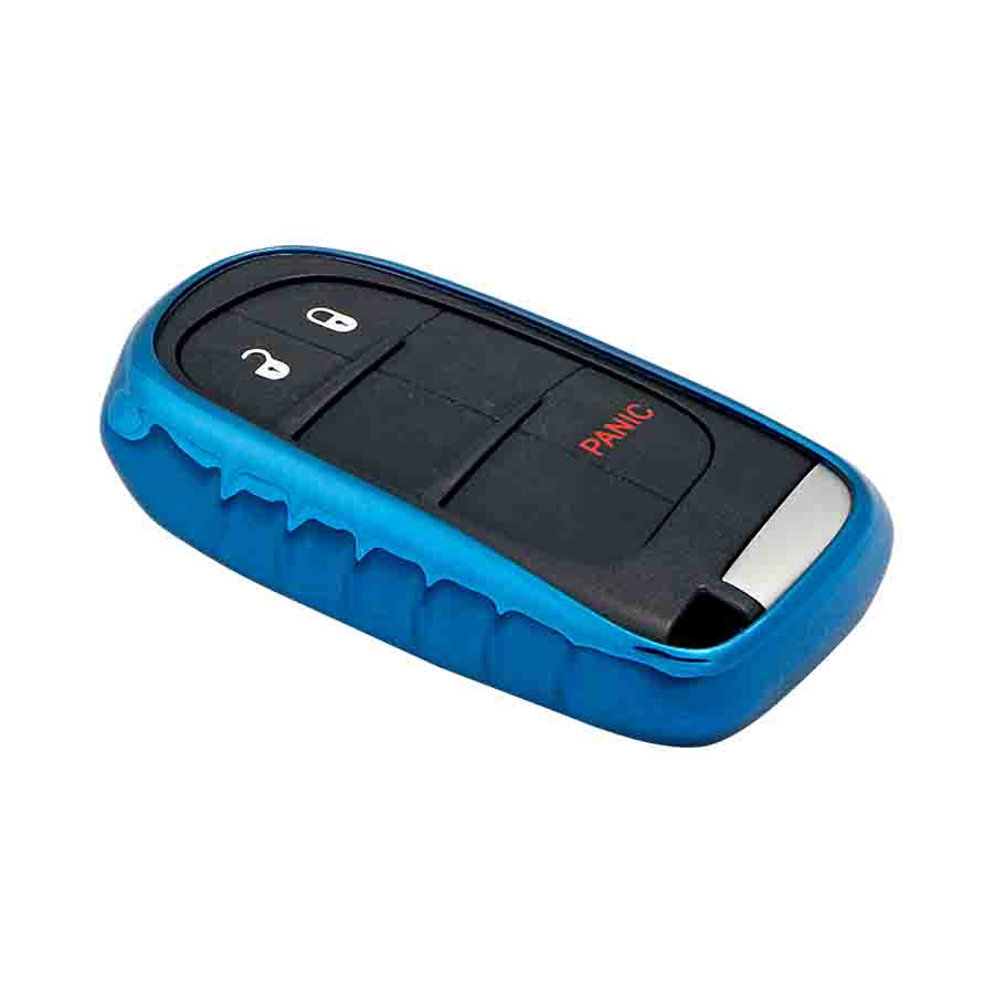 Keyzone TI-TPU key cover fit for : Jeep Compass smart key (Ti-TPU) - Keyzone