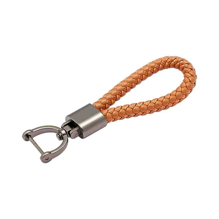Leather thread key holder