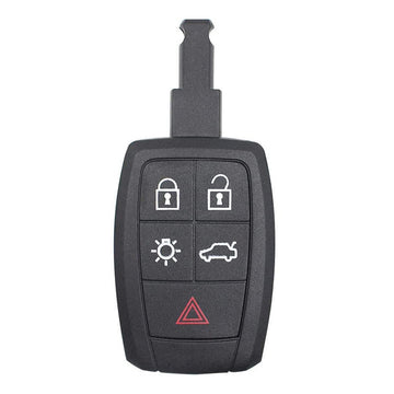 Keyzone Aftermarket Replacement Remote Key Shell Compatible for : Volvo 5 Button Remote Key (Key-Shell) - Keyzone