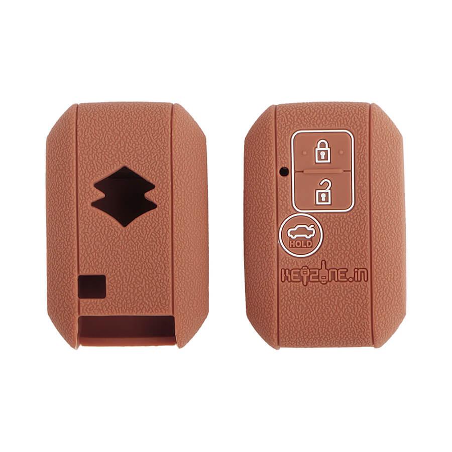 Keyzone silicone key cover fit for : Dzire, Ertiga 3b smart key (KZ-06) - Keyzone